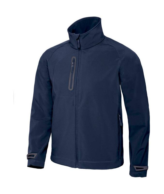 X-Lite Softshell-/Herrenjacke, marineblau – B&C Outerwear (1)