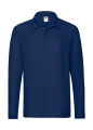 Premium Langarm-Polo, marineblau, Marine