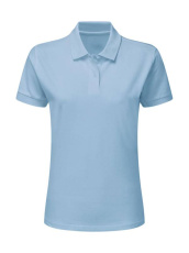 Baumwoll-Polo für Damen, Himmel