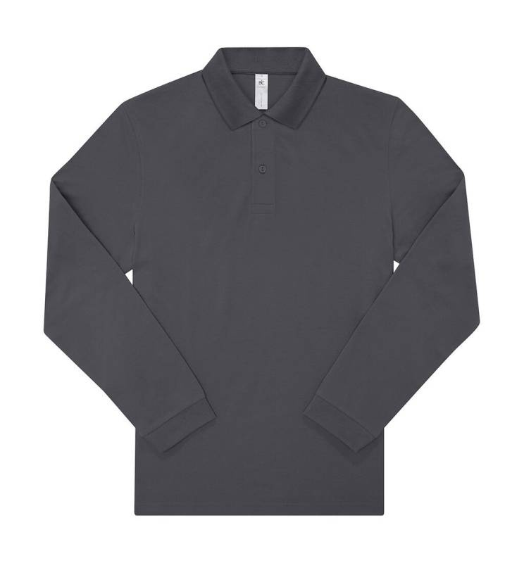 Mein Polo 210 LSL, dunkelgrau – B&C (1)