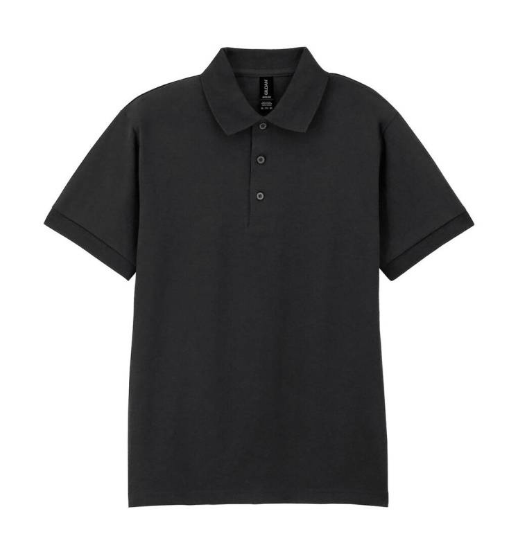 DryBlend Jersey-Polo für Erwachsene, schwarz – Gildan (1)