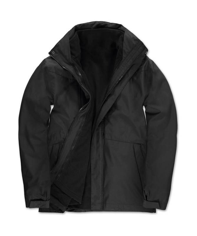 3-in-1-Firmenjacke, schwarz – B&C Outerwear (1)