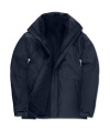 3-in-1-Firmenjacke, marineblau, Marine