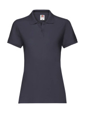 Damen Premium Polo, tiefes Marineblau