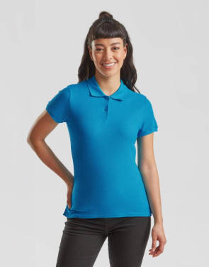 Damen Premium Polo, orange – Fruit of the Loom (4)