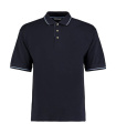 Klassisches St. Mellion Polo-Shirt für Herren, marineblau/hellblau