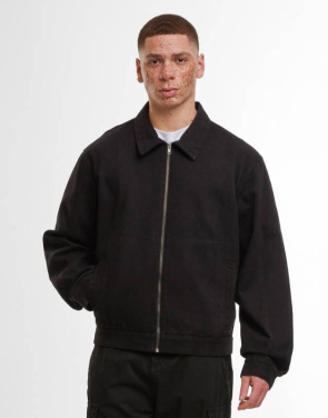 Basic Workwear Jacke, schwarz – Build Your Brand (2)