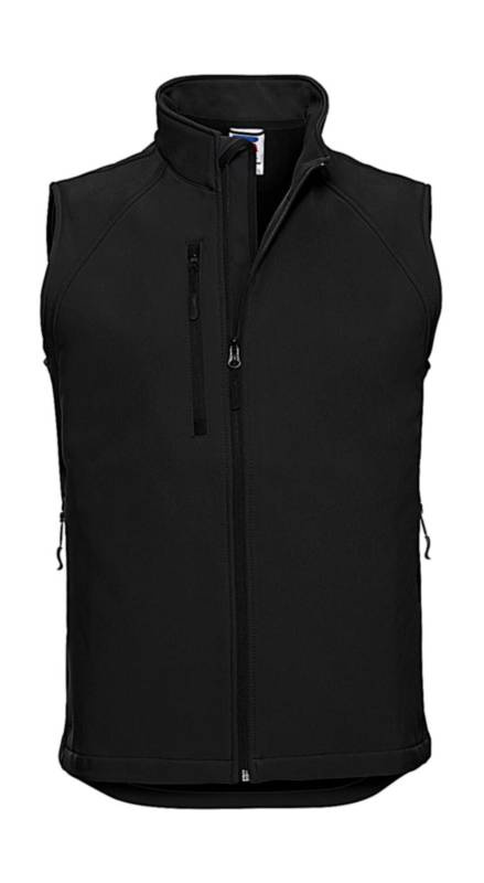 Softshell-Weste, schwarz – Russell Athletic (1)
