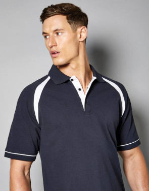 Klassisches Oak Hill Polo, Schwarz/Hellrot – Kustom Kit (3)
