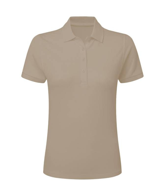 Signature Tagless Polo Stretch Damen, Pastel Macchiato – SG Signature (1)