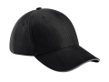 Athleisure 6 Panel Cap, Schwarz/Graphitgrau