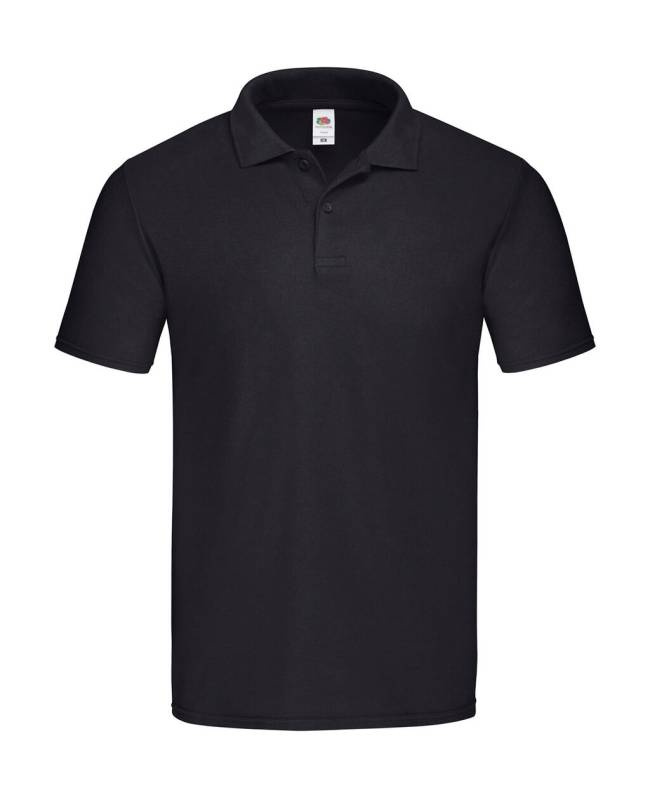 Original Polo, schwarz – Fruit of the Loom (1)