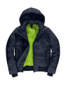Superhood/Damenjacke, marineblau/Neongrün