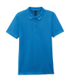 Softstyle Damen-Piqué-Polo, Saphir