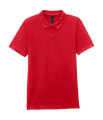 Softstyle Damen-Piqué-Polo, rot