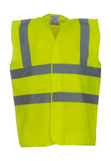 Fluo 2 Band + Hosenträgerweste, fluoreszierendes Gelb