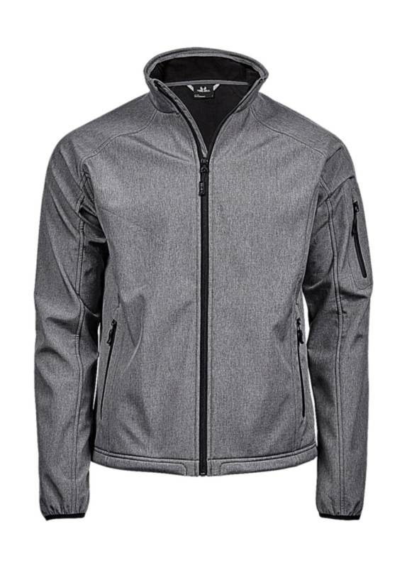 Leichte Performance-Softshelljacke, graumeliert – Tee Jays (1)