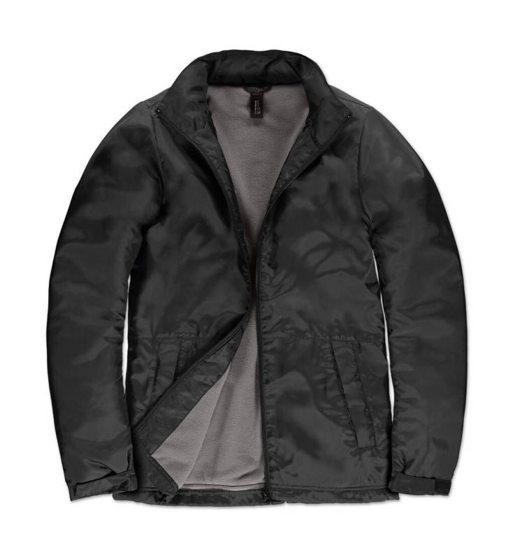 Multi-Active/Damenjacke, Schwarz/Warmes Grau – B&C Outerwear (1)