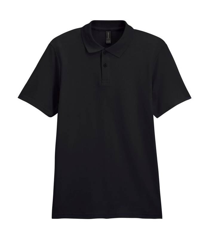Softstyle Piqué-Polo für Erwachsene, schwarz – Gildan (1)