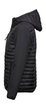 Kapuzen-Crossover-Jacke, schwarz – Tee Jays (3)