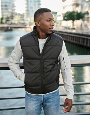 Hybrid-Stretch-Bodywarmer, Dunkelgrün/Schwarz – Tee Jays (2)