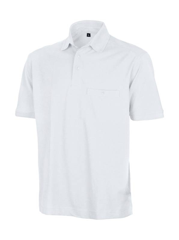 Apex Polohemd, weiß – Result Work-Guard (1)