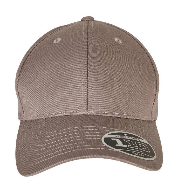 110 Curved Visor Snapback, grau – Flexfit (1)