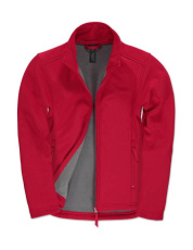 ID.701/Damen Softshelljacke, Rot/Warmes Grau