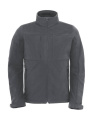 Softshelljacke mit Kapuze/Herren, dunkelgrau