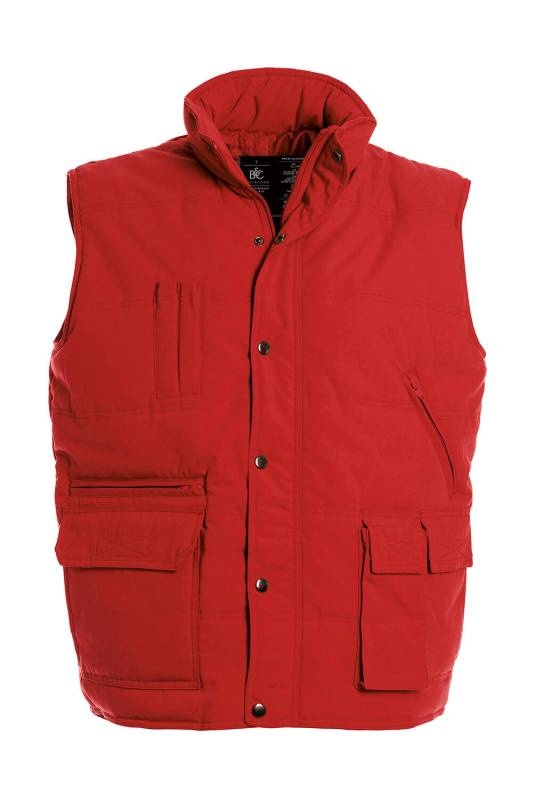 Bodywarmer Explorer, rot – B&C Outerwear (1)