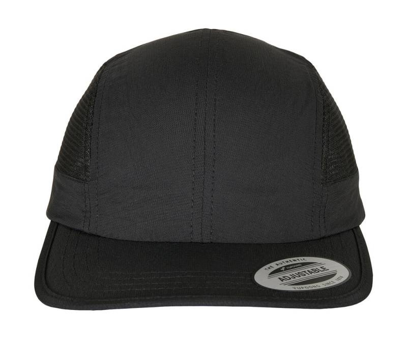 Nylon-Snapback, schwarz – Flexfit (1)