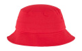 Flexfit Fischerhut aus Baumwoll-Twill, rot