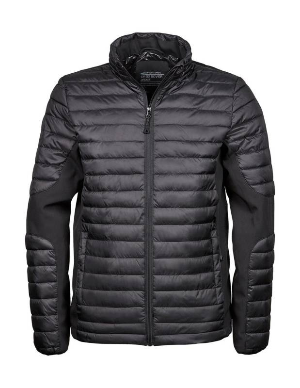 Crossover-Jacke, schwarz/schwarz – Tee Jays