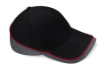 Teamwear Competition Cap, Schwarz/Graphitgrau/Klassisches Rot