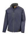 Ripstop-Softshell-Arbeitsjacke, marineblau/schwarz