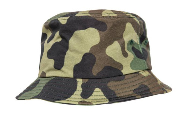 Tarn-Bucket-Hat, Grünes Tarnmuster – Flexfit (3)