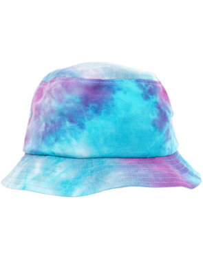 Festival Print Bucket Hat, Lila Türkis – Flexfit (4)