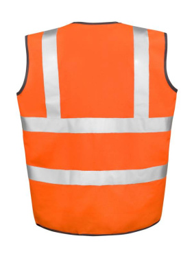 Recycelte Sicherheits-Warnweste, Fluoreszierendes Orange – Result Safe-Guard (3)