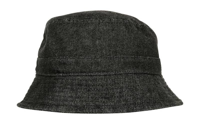 Denim-Bucket-Hat, schwarz/grau – Flexfit (1)