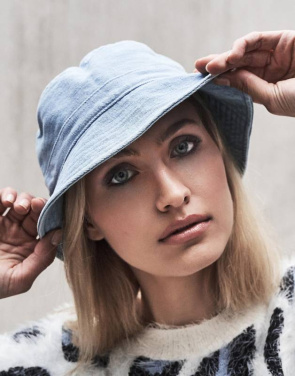Denim-Bucket-Hat, schwarz/grau – Flexfit (2)