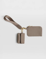 Boutique-Etui-Handgelenktasche, Taupe