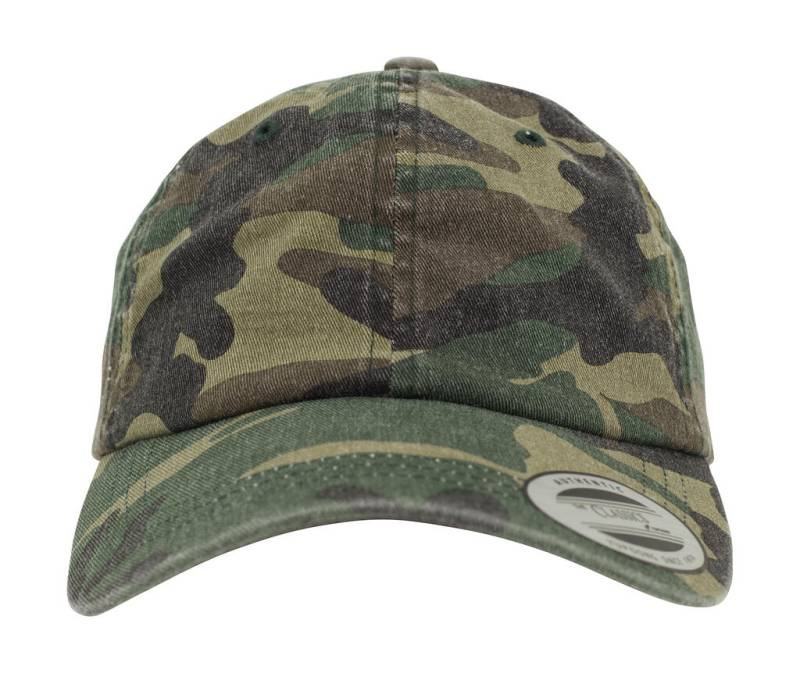 Low Profile Camo Washed Cap, Holz-Tarnmuster – Flexfit (1)
