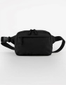 Premium-Umhängetasche aus recyceltem Material, schwarz