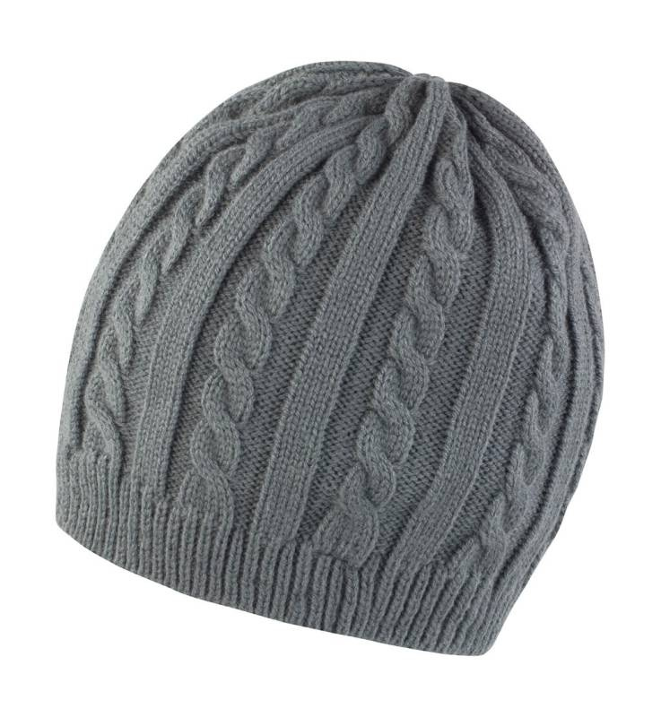 Strickmütze „Mariner“, grau/schwarz – Result Winter Essentials (1)