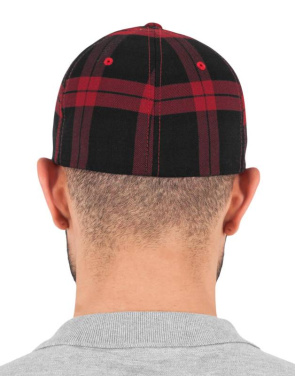 Tartan-Karo-Mütze, schwarz/grau – Flexfit (3)