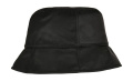 Nylon-Sherpa-Bucket-Hat, Schwarz/Cremeweiß