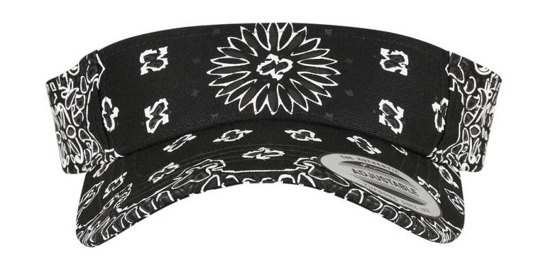Visor Bandana Print, schwarz – Flexfit (1)