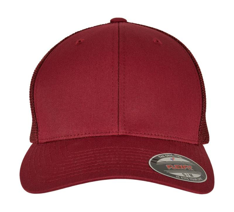 Trucker-Kappe aus Baumwoll-Mesh-Twill, Preiselbeere – Flexfit (1)