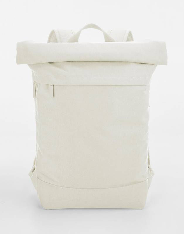 Simplicity Roll-Top Rucksack, Beige – Bagbase (1)
