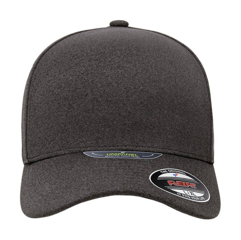 Unipanel Melange Cap, Melange Dunkelgrau – Flexfit (1)